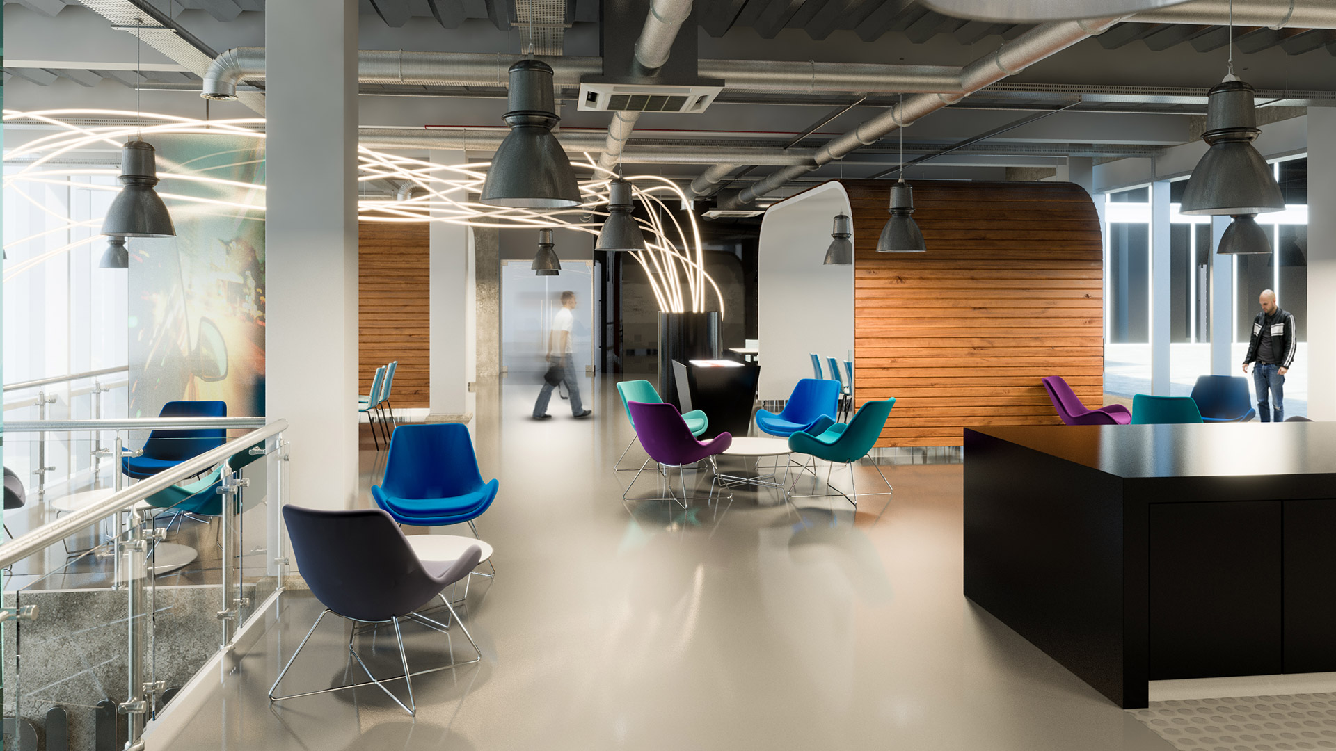 Transport Systems Catapult: Contemporary office fit-out of new HQ