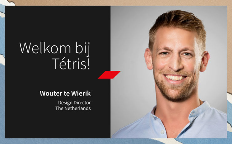 Wouter te Wierik is aangesteld als Design Director bij Tétris Nederland
